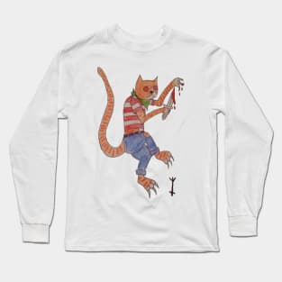 Pirate Cat Long Sleeve T-Shirt